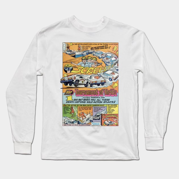 Retro Tournament of Thrills Long Sleeve T-Shirt by Blueasri